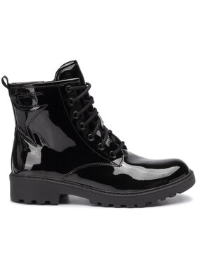 Geox Schnürstiefeletten Geox J Casey G. G J9420G 000HH C9999 D Schwarz