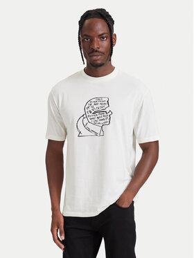 KARL LAGERFELD KARL LAGERFELD Camiseta 755151 564235 Crema Loose Fit