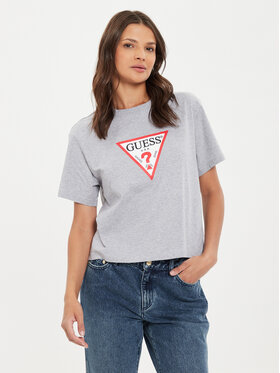 Guess Jeans Guess Jeans Футболка W4YI73 K8HM0 Сірий Boxy Fit