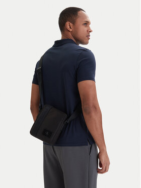 Calvin Klein Мъжка чантичка Calvin Klein Canvas Mix Reporter LV04D3366G Черен