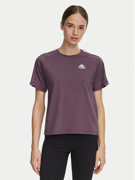 Kappa Kappa Camiseta 371U6WW Violeta Regular Fit