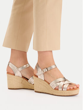 Clarks Еспадрильї Clarks Sabina Strap 26181463 Золотий
