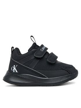 Calvin Klein Sneakersy Calvin Klein Low Cut Velcro Sneaker V1B9-83169-1845 M Čierna