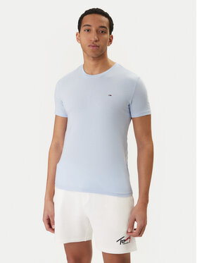 Tommy Jeans Tommy Jeans Camiseta DM0DM20363 Celeste Slim Fit