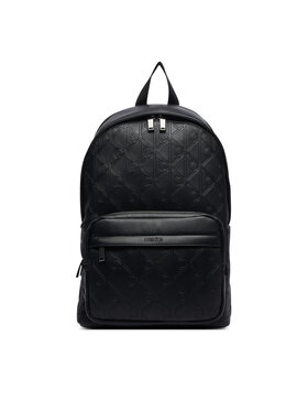 Calvin Klein Batoh Calvin Klein Emblem Aop Deboss Round Backpack LV04D3560G Černá