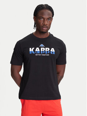 Kappa Kappa Футболка 351U8KW 005 Чорний Regular Fit