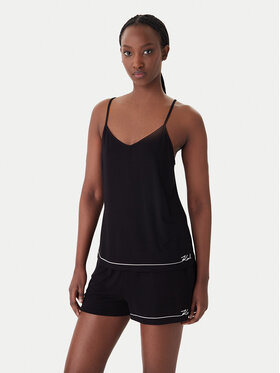 KARL LAGERFELD KARL LAGERFELD Pijama B1W45011 Negro Regular Fit