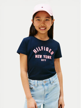 Tommy Hilfiger Tommy Hilfiger T-Shirt Graphic KG0KG08813 Dunkelblau Regular Fit