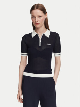 Guess Guess Polo V6GR04 Z0725 Azul marino Regular Fit