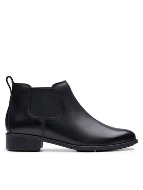 Clarks Členková obuv s elastickým prvkom Clarks Havisham Top 26178715 Čierna