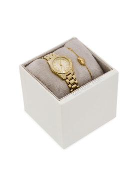 Michael Kors Набір годинник і браслет Michael Kors Lexington Set MK4992SET Золотий