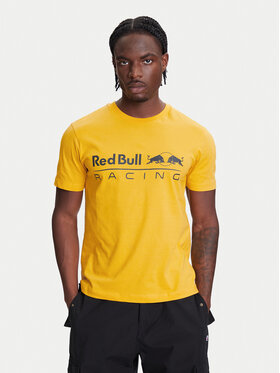 Pepe Jeans Pepe Jeans Camiseta Red Bull Racing Logo RM500016 Amarillo Regular Fit