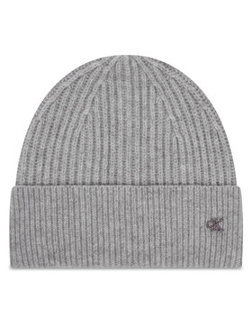 Calvin Klein Cepure Calvin Klein Ck Metal Wool Beanie LV04D8032G Pelēks