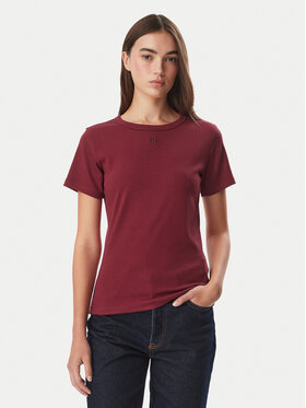 HUGO HUGO Camiseta Deloris  50512002 Rojo oscuro Slim Fit