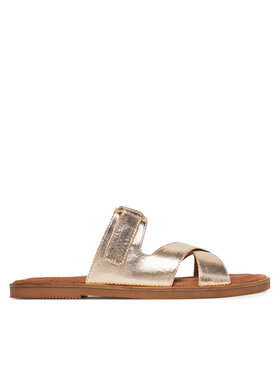 Marco Tozzi Šľapky Marco Tozzi 2-27109-44 Zlatá