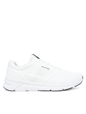 Tommy Hilfiger Laisvalaikio batai Tommy Hilfiger Modern Comfort Run Knit FM0FM05524 Balta