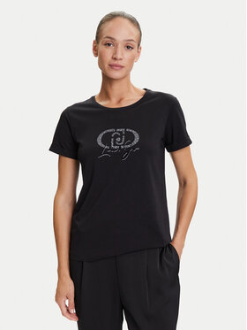 Liu Jo Sport Liu Jo Sport Camiseta TF5163 JS923 Negro Regular Fit