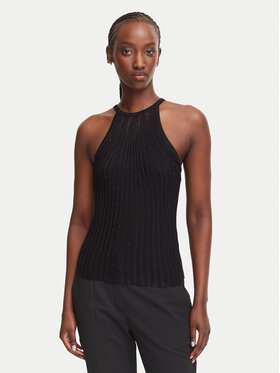 Guess Guess Топ W6YR48 Z1259 Чорний Regular Fit