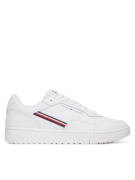 Tommy Hilfiger Sneakers Tommy Hilfiger Th Basket Core Stripes FM0FM05631 Bianco