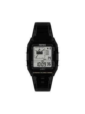 Timex Годинник Timex Q Timex Lca X Fortnite® 35mm TW2W96500 Чорний