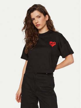 KARL LAGERFELD KARL LAGERFELD T-shirt A1W17074 Crna Regular Fit