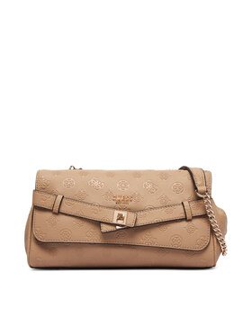 Guess Ročna torba Guess Ella Logo HWPD97 46210 Svetlo bež