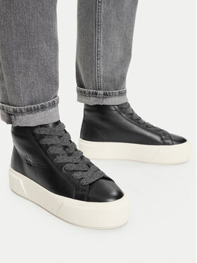 Calvin Klein Sneakers Calvin Klein Flatform Mid Laceup Lth Wl HW0HW03230 Nero