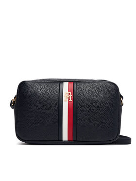 Tommy Hilfiger Torbica Tommy Hilfiger Th Corp Ess Camera Bag AW0AW19333 Tamnoplava