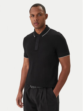 Armani Exchange Armani Exchange Поло XM001285 AF10366 UC001 Чорний Slim Fit