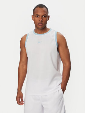 Reebok Reebok Camiseta sin mangas Michał RK25880CCM Blanco Regular Fit