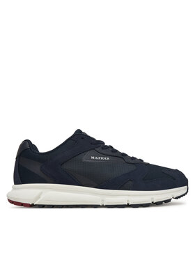 Tommy Hilfiger Snīkeri Tommy Hilfiger Outdoor Runner Mix FM0FM05574 Tumši zils
