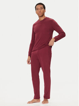 United Colors Of Benetton United Colors Of Benetton Піжама 3VD04P02W Бордовий Regular Fit