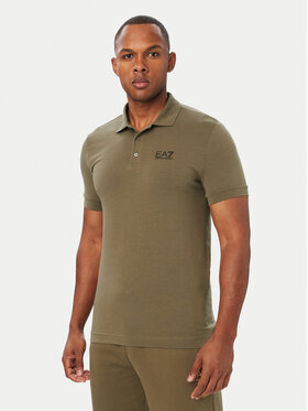 EA7 Emporio Armani EA7 Emporio Armani Polo 8NPF14 PJVQZ U7014 Caqui Regular Fit