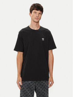 adidas adidas Marškinėliai Trefoil Essentials IW5787 Juoda Regular Fit