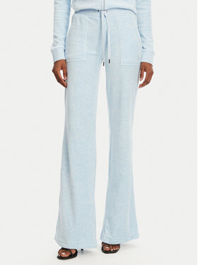 Juicy Couture Juicy Couture Pantalones de chándal Layla JCSEBJ001 Azul claro Flared Leg