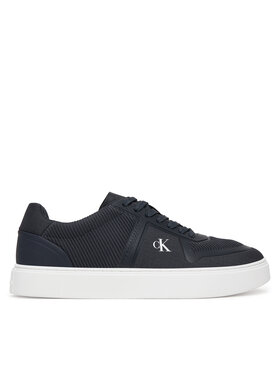 Calvin Klein Superge Calvin Klein Classic Cups Laceup Knit HM0HM02130 Mornarsko modra
