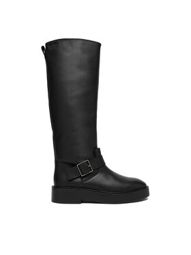 Calvin Klein Īsie zābaki Calvin Klein YW0YW01972 Melns