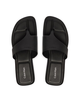 Calvin Klein Zehentrenner Calvin Klein Leather Toe Post Sandals HW0HW02866 Schwarz