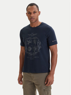 Aeronautica Militare Aeronautica Militare Camiseta 261TS2540UJ00727 Azul marino Regular Fit