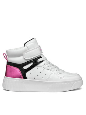 Geox Sneakersy Geox J Mikiroshi Girl J46DVB 0BCKC C1Z8D M Bílá