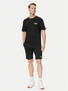 Jack & Jones Jack & Jones Conjunto de camiseta y pantalones cortos Brandon 12298184 Negro Regular Fit