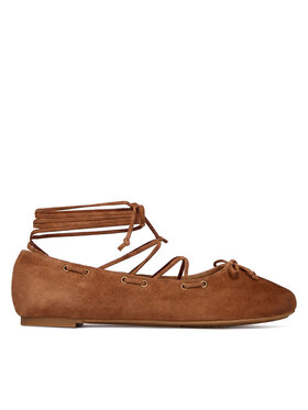 MICHAEL Michael Kors Балетки MICHAEL Michael Kors Shae Flex 40S6SHFP1S Коричневий