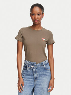 Guess Guess Camiseta W2YI44 J1314 Caqui Regular Fit