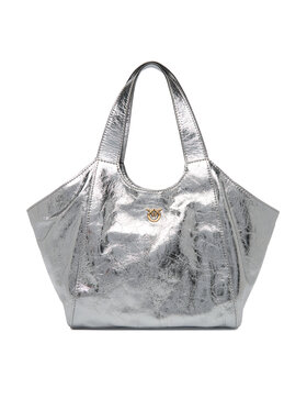 PINKO Kabelka PINKO Tote Mini Bag AI 25-26 PLTT 104645 A2OT Strieborná