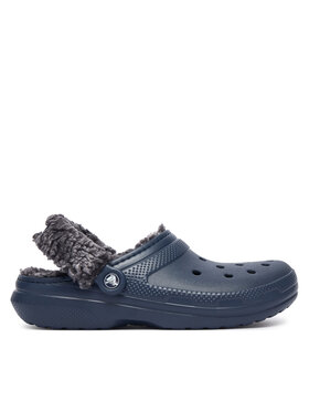 Crocs Шльопанці Crocs Classic Fleece Lined Clog Quartz 211396 Cиній