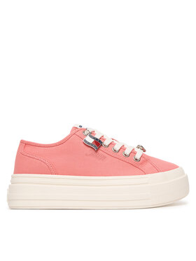 Tommy Jeans Superge Tommy Jeans Tjw Flatform Sneaker Charms EN0EN02959 Roza