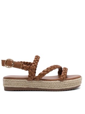 DeeZee Espadrilky DeeZee E8875-1 Hnedá