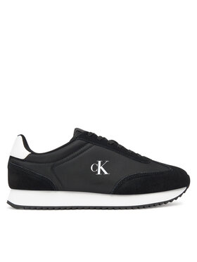 Calvin Klein Jeans Sneakersy Calvin Klein Jeans Runner Laceup Mg Nylon Mix YW0YW01828 Černá