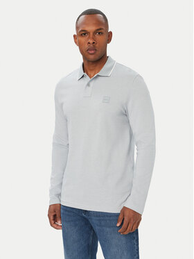 BOSS BOSS Polo PasserfordLong 50566186 Gris Regular Fit