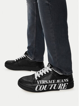 Versace Jeans Couture Снікерcи Versace Jeans Couture 80YA3SJ5 Чорний